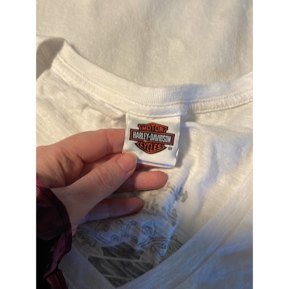 Womens Harley Davidson Alberta Canada graphic shirt - Picture 6 of 7